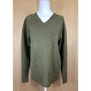 J Crew Men's Wool V Neck Sweater